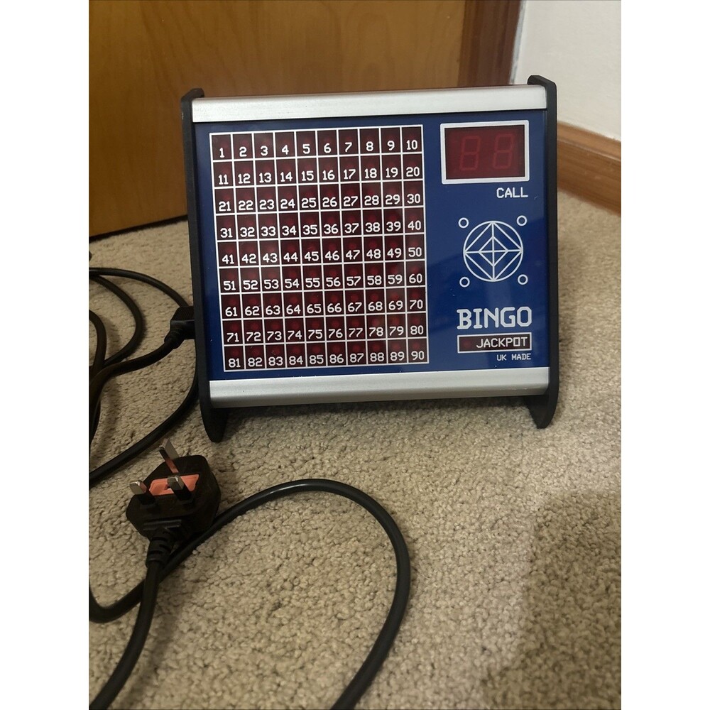 Bingola Sapphire Bingo Random Number Selector with Audience Display Panel